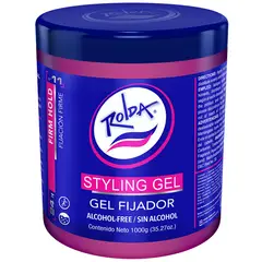 GENERICO - Gel Fijador de cabello Rolda Styling Rojo 1000g - Sin Alcohol