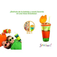 GENERICO - Snackeez- Vaso 2 en 1 para Bebidas y Snacks -Nino