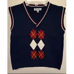 GENERICO - Pullover Chaleco Azul Cocos