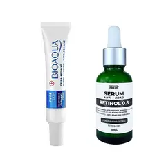 BIOAQUA - Crema Antiacne Pure Skin + Serum Antiedad Retinol 08