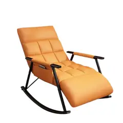 GENERICO - Silla Mecedora Reclinable Naranja