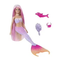 BARBIE - Fantasía Sirena Colores Mágicos