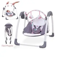 INFANTI - Silla Nido Swing para Bebé Musical Rosa