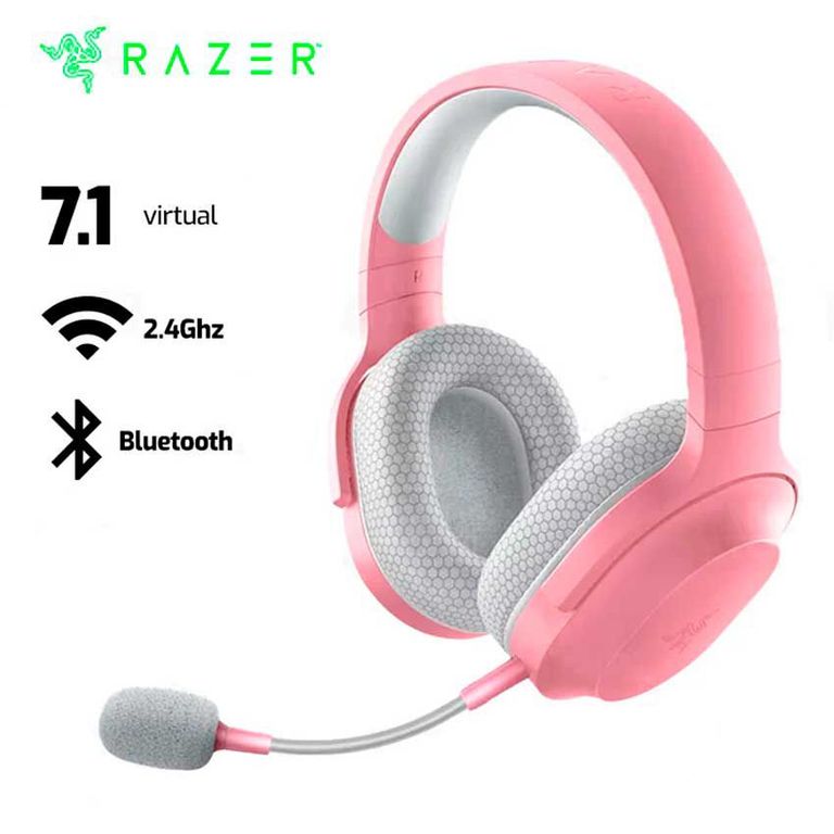 AUDIFONO BARRACUDA X 2022 INALAMBRICO 7.1 ROSADO