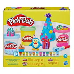 PLAY DOH - Play-Doh Pack De Celebración 12 Latas