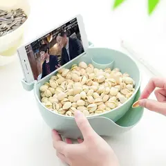 GENERICO - PLATO CREATIVO CON SOPORTE PARA TELÉFONO MÓVIL, 2024