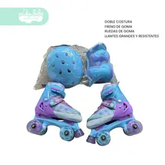 OXIEPRO - PATIN 4 RUEDAS SIRENA TALLA M 34-36