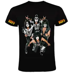 GENERICO - Polo Manga Corta Kiss Banda