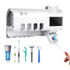 GENERICO - Organizador de Cepillos de Dientes Esterilizador UV