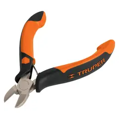 TRUPER - Alicate 4" (10cm) Corte Diagonal Mini Comfort Grip 17367