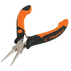 TRUPER - Alicate 5" (13cm) Punta Redonda Mini Comfort Grip 17370