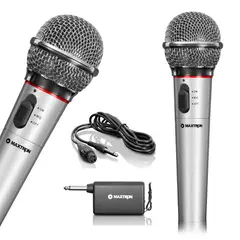 MAXTRON - MICROFONO ALAMBRICO E INALAMBRICO BEATS MX600 WIFI+CABLE 25M