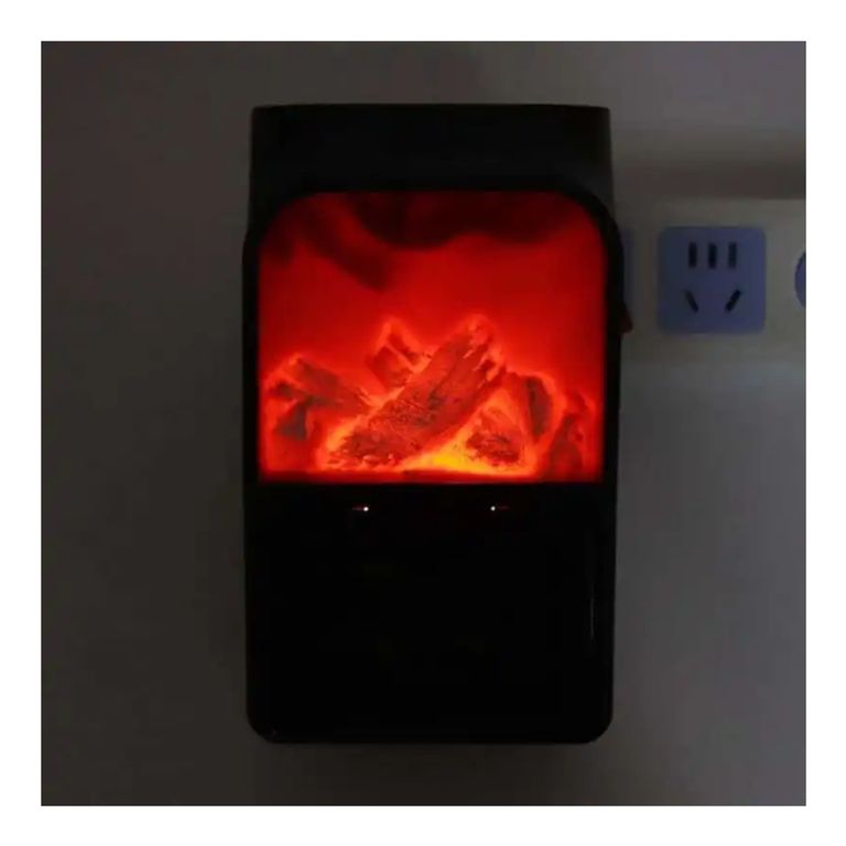 Calefactor Electrico 3D Flame Heater de 900 Watts
