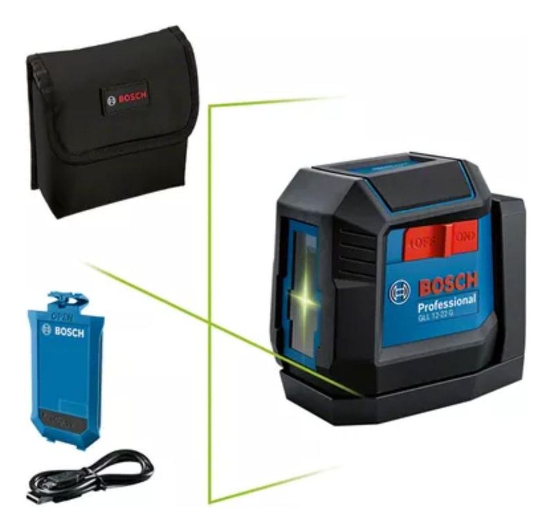 Nivel Láser GLL 12-22 G Verde Líneas Autonivelante Bateria