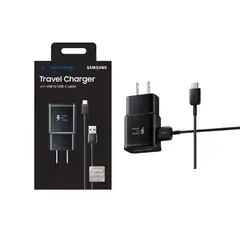 SAMSUNG - Cargador A20 A30 A50 A70 Carga Rápida 15W - Negro