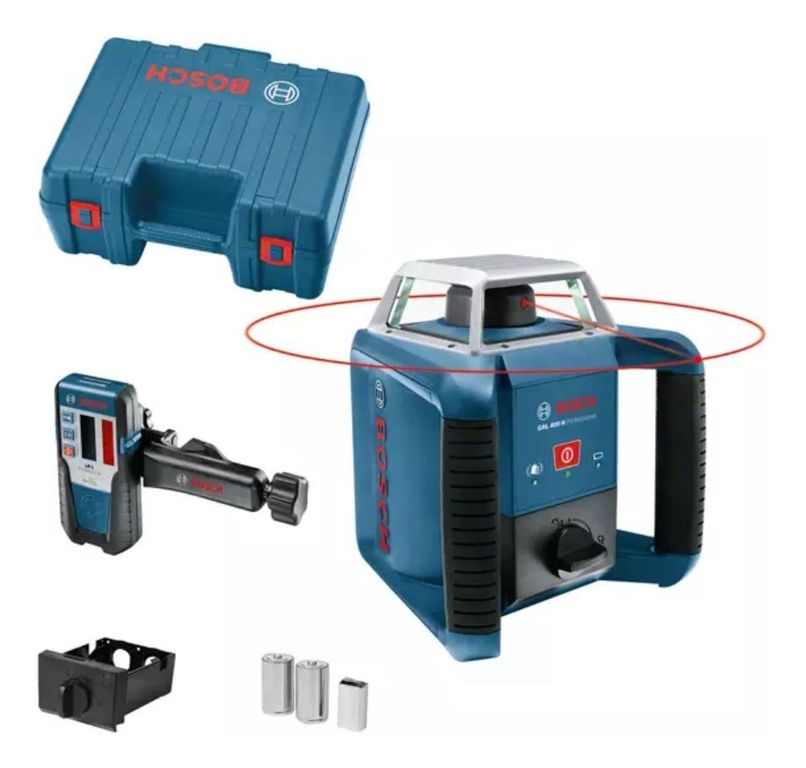 Nivel Láser Rotativo GRL 400 H con Receptor – Alcance Largo