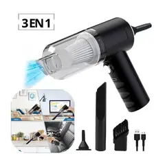 OEM - Mini Aspiradora Portátil Recargable 3 en 1 - Casa Carro
