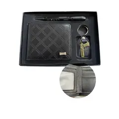 GENERICO - SET BILLETERA + PORTALLAVERO + MARCADOR