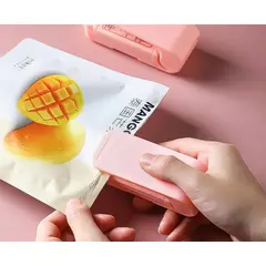 GENERICO - Sellador de bolsa portátil imantada mini máquina - rosado