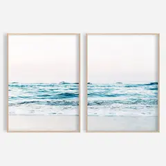 DECO DESIGN - SET BLUE OCEAN X 2 PCS - 50X70CM