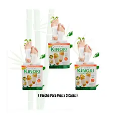 OEM - KINOKI Parches Desintoxicante para Pies x 3 UNIDADES