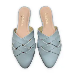 GENERICO - Zapatos mules Mujer Misshus Hilda celeste