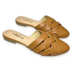 GENERICO - Zapatos mules Mujer Misshus Hilda camel
