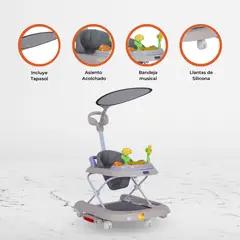 BAMBINO - Andador Mecedora 4 en 1 «BAMBINO X5» khaki