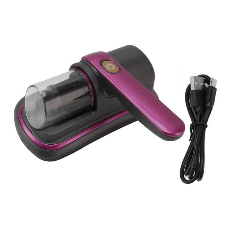 Aspiradora Inalámbrica Anti Ácaros de mano con Luz UV Portatil Lila