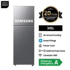 SAMSUNG - Refrigeradora Top Freezer 345 LT RT35DG5720S9