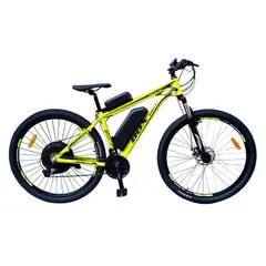 BOX BIKE - Bicicleta Eléctrica MTB de Aluminio ATX Aro 29 Verde Lima