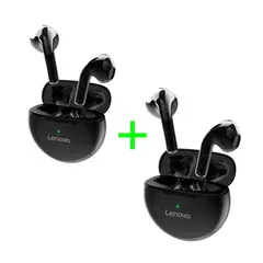 LENOVO - Audífonos Inalámbricos Ht38 Negro Pack x2 BT 5.0
