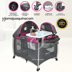 EBABY - Cuna Corral de Lujo «MALASIA» Edición Limitada Pink