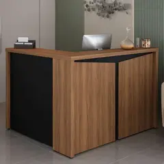 TU MESITA - Recibidor de Oficina Dublin color MarrónNegro