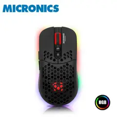 MICRONICS - Mouse Gamer Inalámbrico Warrior MIC M828RX Negro