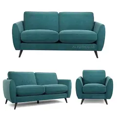 ALTO HOGAR - Juego de Sala 3 2 1 Dive Turquesa