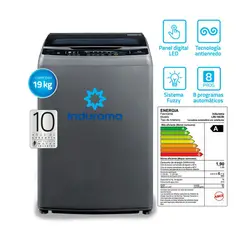 INDURAMA - LAVADORA 19KG CARGA SUPERIOR LRI19CRI