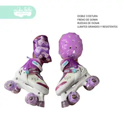 OXIEPRO - PATIN 4 RUEDAS OXIE PONY TALLA M 31 – 34