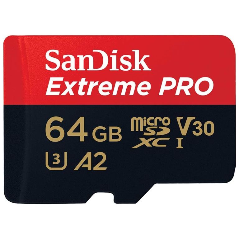 Memoria Extreme Pro MicroSDXC 64GB 200MBs con adaptador SD
