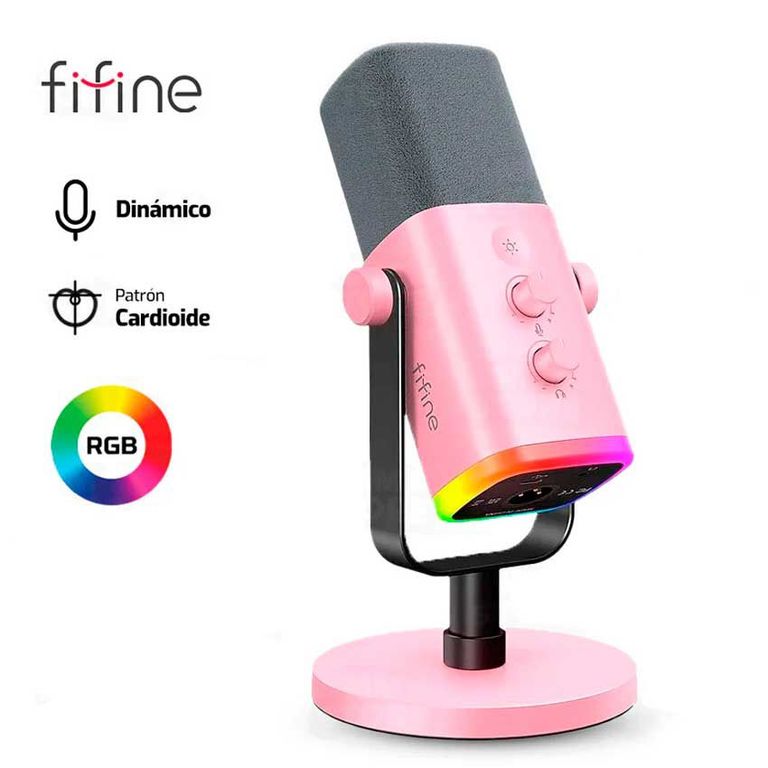 MICROFONO AM8DINÁMICO ROSADO