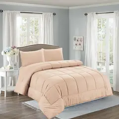 CASATEX - Edredón 2 plazas + Juego de sábanas 100% Algodón - 5 piezas