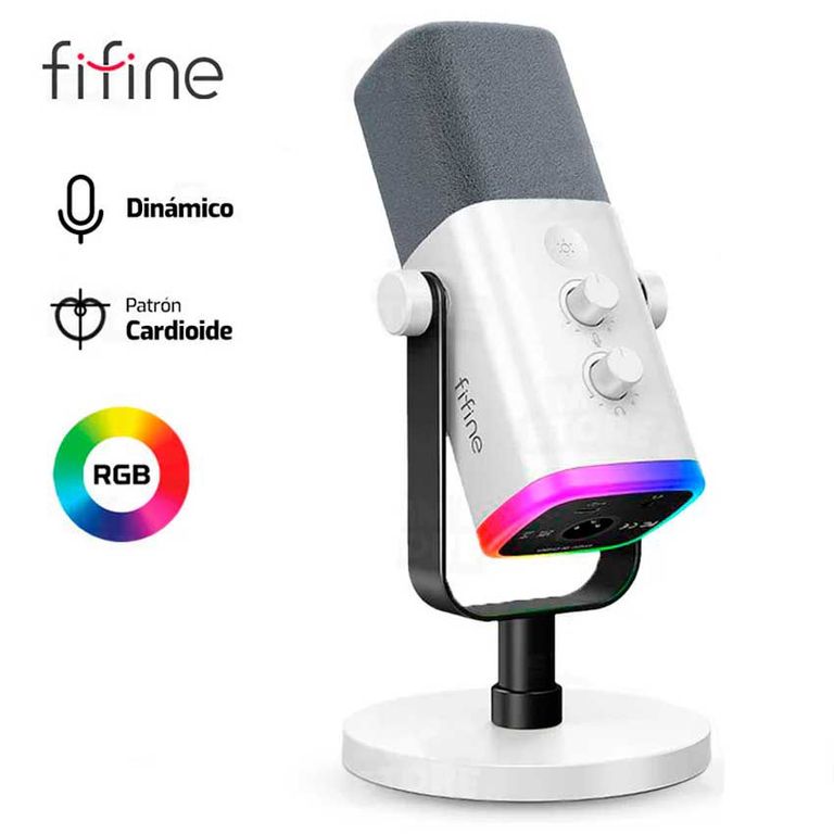 MICROFONO AM8 DINÁMICO BLANCO