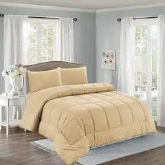 CASATEX - Edredón + Juego de sábanas Queen size 100% Algodón