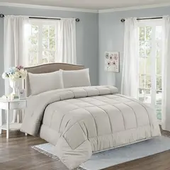 CASATEX - Edredón + Juego de sábanas Queen size 100% Algodón