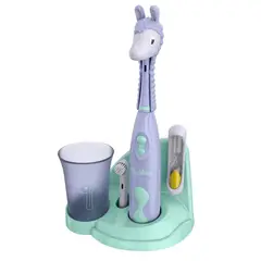 GENERICO - Set Cepillo de Dientes Electrico para niño Brusheez - Luna la Llama
