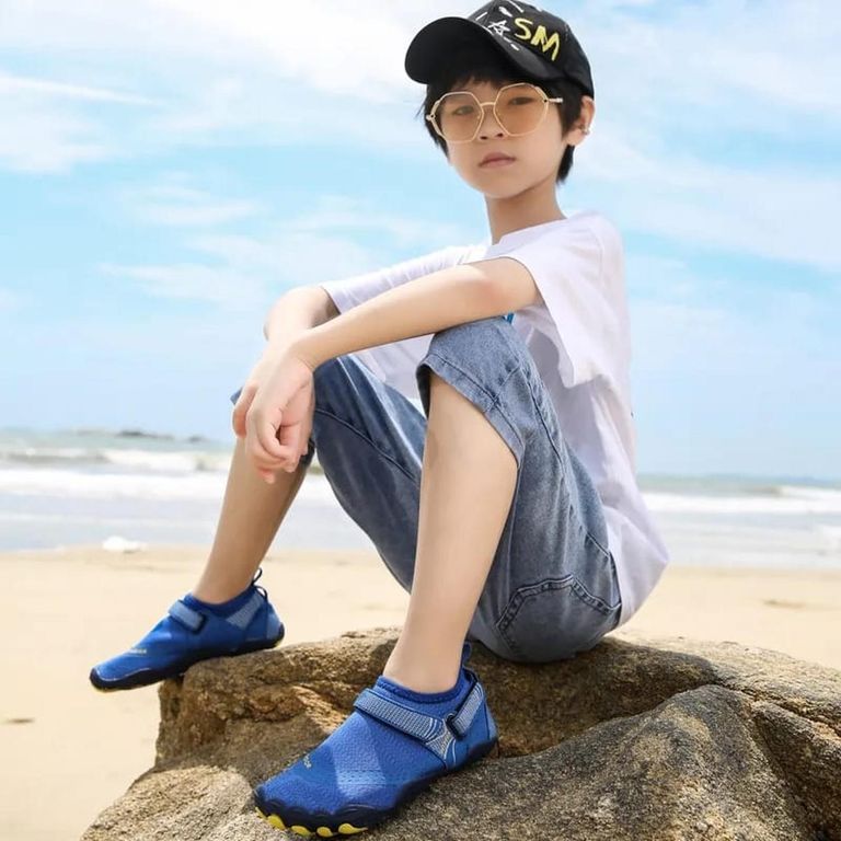 Aquashoes Niños Zapatos Acuaticos Aquamoda Niños N2APAZ Azul HORMA PEQUEÑA