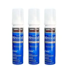 KIRKLAND - 3 Minoxidil Espuma al 5% - 60 gr - BARBA Y CABELLO
