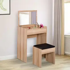 MUEBLES CRISOSTOMO - Escritorio Tocador de Melamina Malva 60cm