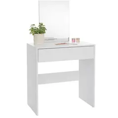 MUEBLES CRISOSTOMO - Tocador de Maquillaje Blanco 70cm