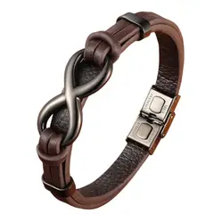 Armuz - Pulsera de Cuero - INFINITO